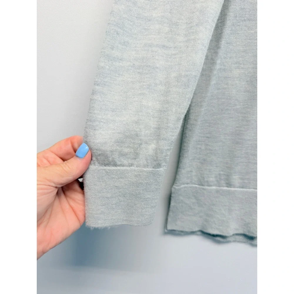 Banana Republic Sweater Extra Fine‎ Merino Wool Small Gray Men